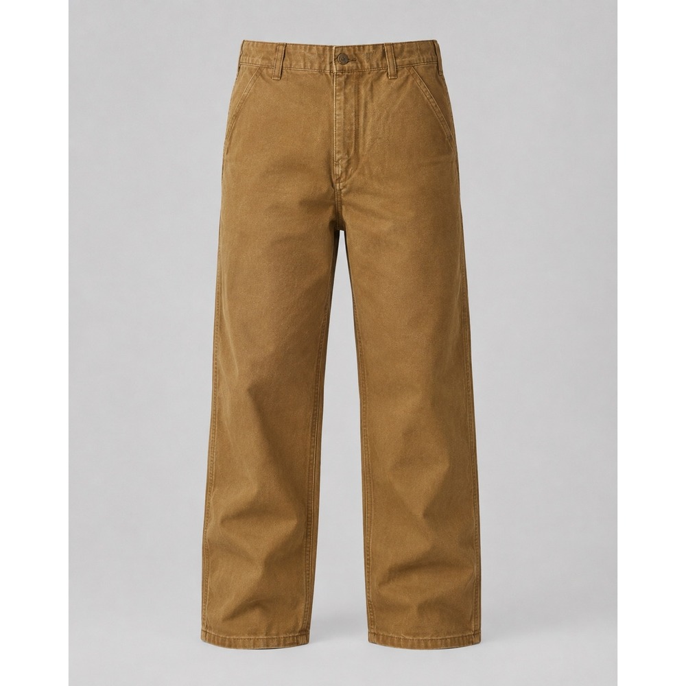 Carhartt B11 Dungaree Pants Mens 38x34 Brown Duck Canvas Workwear Gorpcore 90s